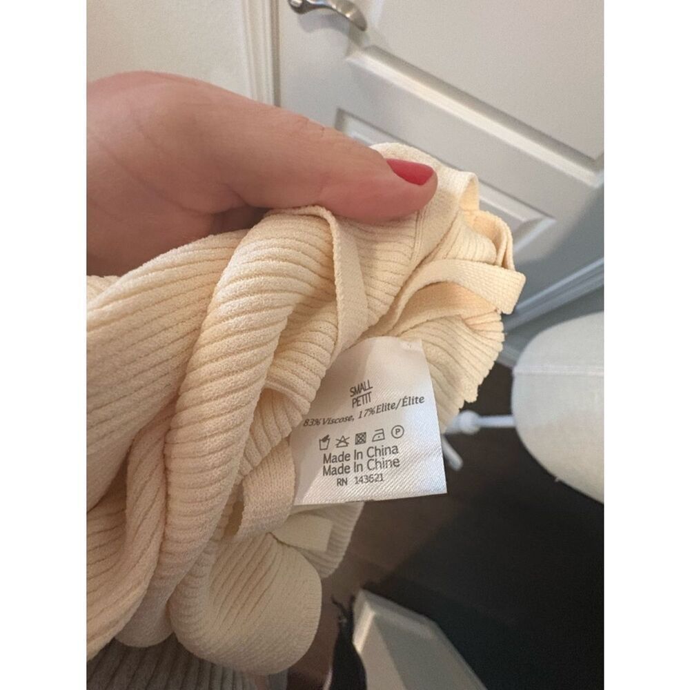 Live The Process Cream Ribbed jumpsuit - Picture 6 of 6